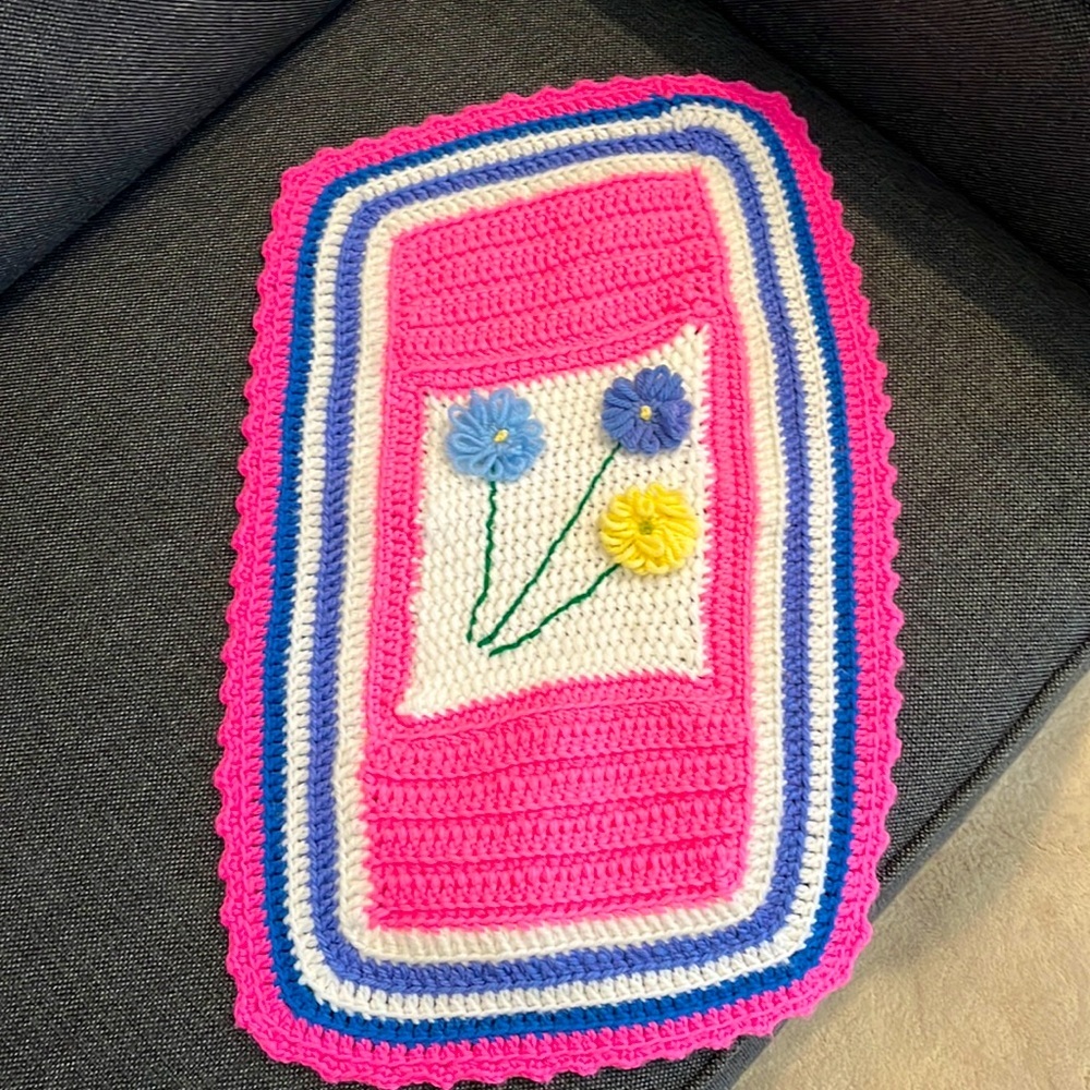Doll Blanket handmade crochet